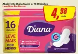 Rede Supermarket Absorvente Diana Suave C oferta