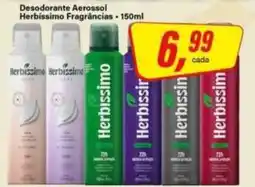 Rede Supermarket Desodorante Aerossol Herbissimo Fragrâncias oferta
