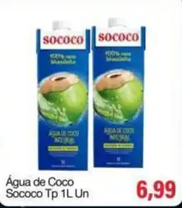 Spani Atacadista Água de Coco Sococo Tp 1L Un oferta