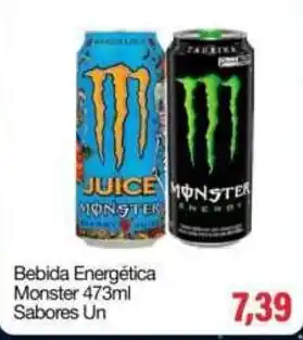 Spani Atacadista Bebida Energética Monster 473ml Sabores Un oferta