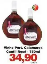 Vinho Port. Calamares Cantil Rosé 750ml