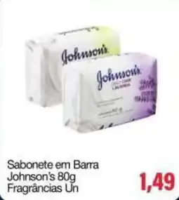 Spani Atacadista Sabonete em Barra Johnson's oferta