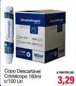 Spani Atacadista Copo descartável cristalcope oferta