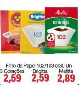 Spani Atacadista Filtro de Papel 102/103 oferta