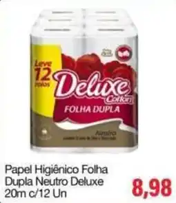 Spani Atacadista Papel Higiênico Folha Dupla Neutro Deluxe oferta