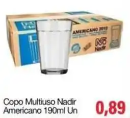 Spani Atacadista Copo Multiuso Nadir Americano 190ml oferta