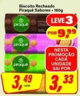 Rede Supermarket Biscoito Recheado Piraqué Sabores oferta