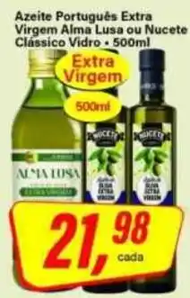 Rede Supermarket Azeite Português Extra Virgem Alma Lusa ou Nucete Clássico Vidro oferta