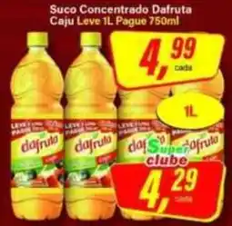 Rede Supermarket Suco concentrado dafruta caju leve 1l oferta