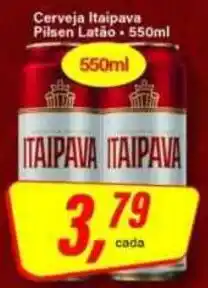 Rede Supermarket Cerveja Itaipava Pilsen Latão oferta