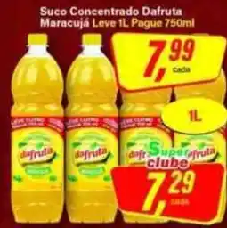 Rede Supermarket Suco Concentrado Dafruta Maracujá Leve oferta