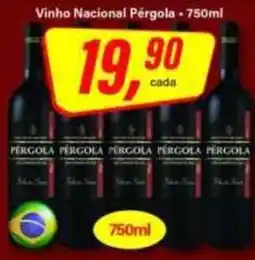 Rede Supermarket Vinho Nacional Pergola oferta