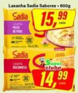 Rede Supermarket Lasanha sadia sabores oferta
