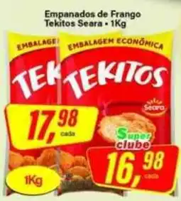 Rede Supermarket Empanados de frango tekitos seara oferta