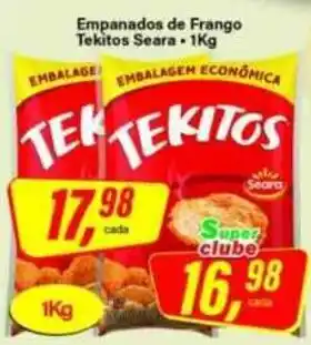 Rede Supermarket Empanados de frango tekitos seara oferta