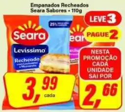 Rede Supermarket Empanados recheados seara sabores oferta
