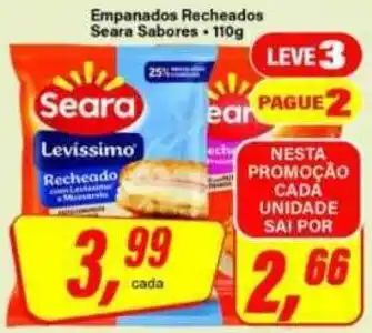 Rede Supermarket Empanados recheados seara sabores oferta