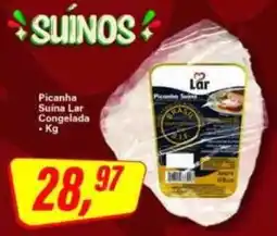Rede Supermarket Picanha Suína Lar oferta