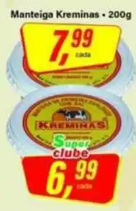 Rede Supermarket Manteiga Kreminas oferta