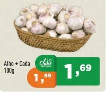 Supermercados Pague Menos Alho cada 100g oferta