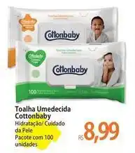 Atacadão Cottonbaby - toalha umedecida oferta