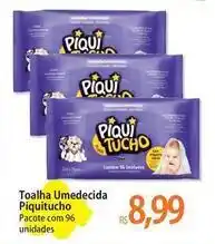 Atacadão Piquitucho - toalha umedecida oferta