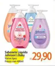 Atacadão Johnson's - sabonete líquido baby oferta