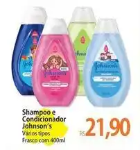 Atacadão Johnson's - shampoo e condicionador oferta