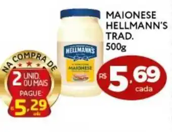 Supermercados Avenida Maionese Hellmann's Trad. 500g oferta