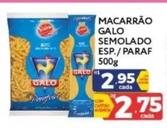 Macarrão Galo Semolado Esp. Paraf 500g