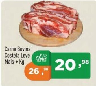 Supermercados Pague Menos Carne Bovina Costela leve Mais 1kg oferta