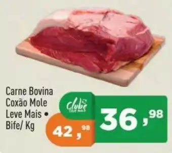 Supermercados Pague Menos Carne Bovina Coxao Mole Leve Mais Bife 1kg oferta