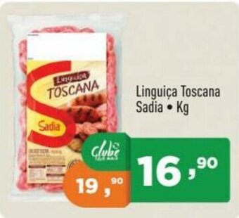 Supermercados Pague Menos Linguica Toscana Sadia 1kg oferta