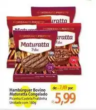 Atacadão Maturatta - hambúrguer bovino congelado oferta