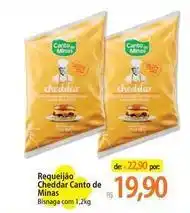 Atacadão Canto de minas - requeijão cheddar oferta