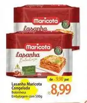 Atacadão Maricota - lasanha oferta