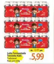 Atacadão Trevinho - leite fermentado kids oferta