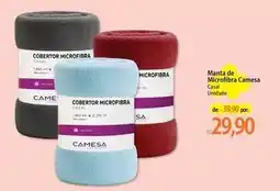 Atacadão Camesa - manta de microfibra oferta