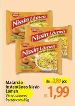 Atacadão Nissin - macarrão instantâneo lamen oferta