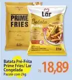 Lar - batata pre-frita prime fries/ congelada
