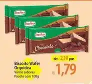 Atacadão Orquídea - biscoito wafer oferta