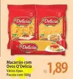 Atacadão Q delicia - macarrão com ovos oferta