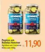 Atacadão Hemmer - pepinos em rodelas oferta
