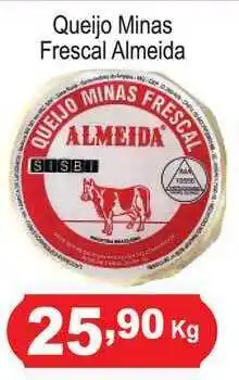 Queijo Minas Frescal Almeida 1kg