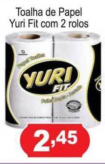 Toalha De Papel Yuri Fit Com 2 Rolos
