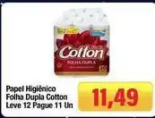 Spani Atacadista Cotton - papel higiênico folha dupla oferta