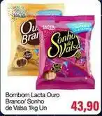 Spani Atacadista Lacta - bombom ouro branco/ sonho de valsa oferta