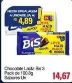 Spani Atacadista Lacta - chocolate bis 3 oferta