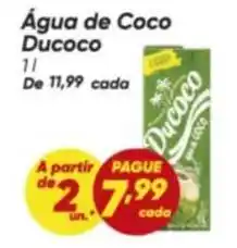 Dia Ducoco - água de coco oferta