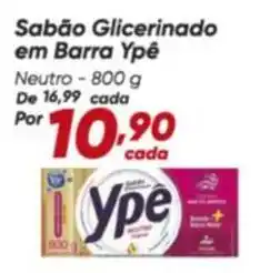 Dia Ypê - sabão glicerinado em barra oferta